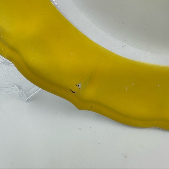 Vintage Made in Italy Hand Painted Turkey Plate.  Serve Ware Thanksgiving Farm - Picture 3 of 9